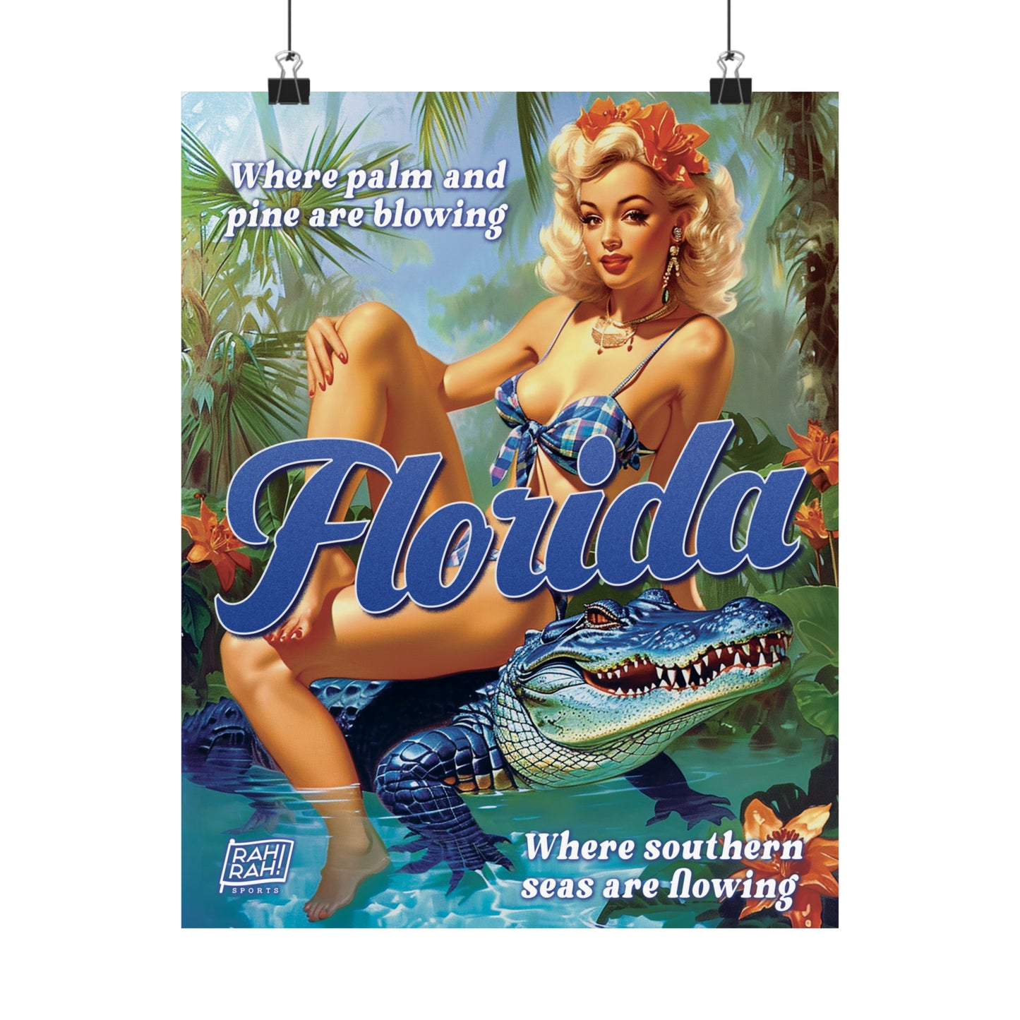 Florida Pinup Poster