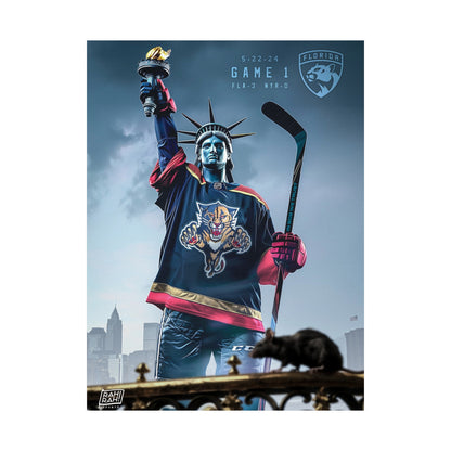 NHL ECF 2024 Game 1 Matte Poster