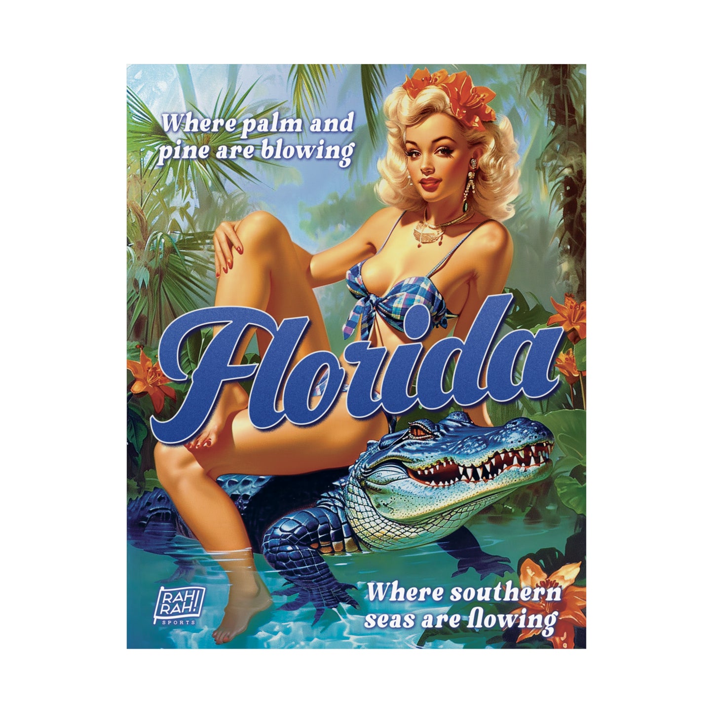 Florida Pinup Poster